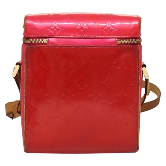 LOUIS VUITTON Monogram Vernis Sullivan Vertical Bag Pink M91259 LV Auth 116784 - Picture 2 of 16